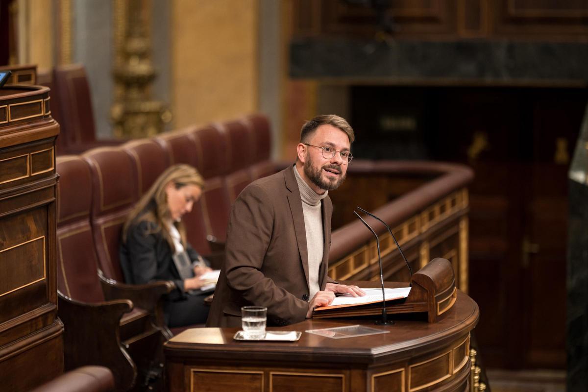 Alberto Ibáñez durante una sesión en el Congreso.