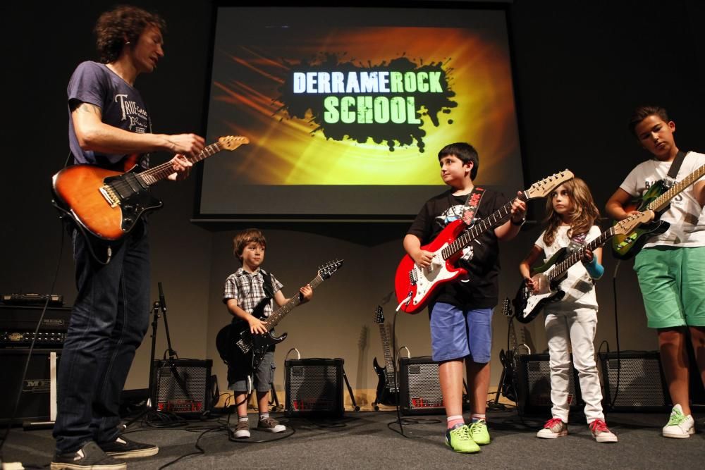 Clase magistral infantil organizada por el Derrame Rock