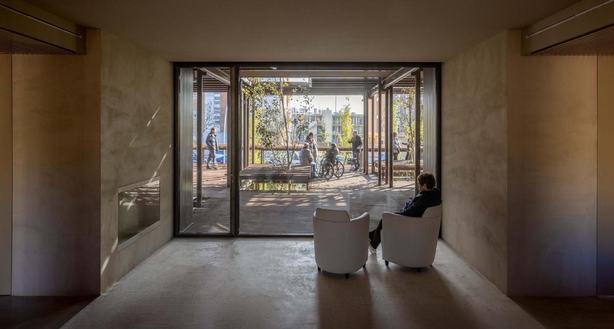 Imatge d'una llar de La Parada, on els espais interiors i exteriors són igual d'importants