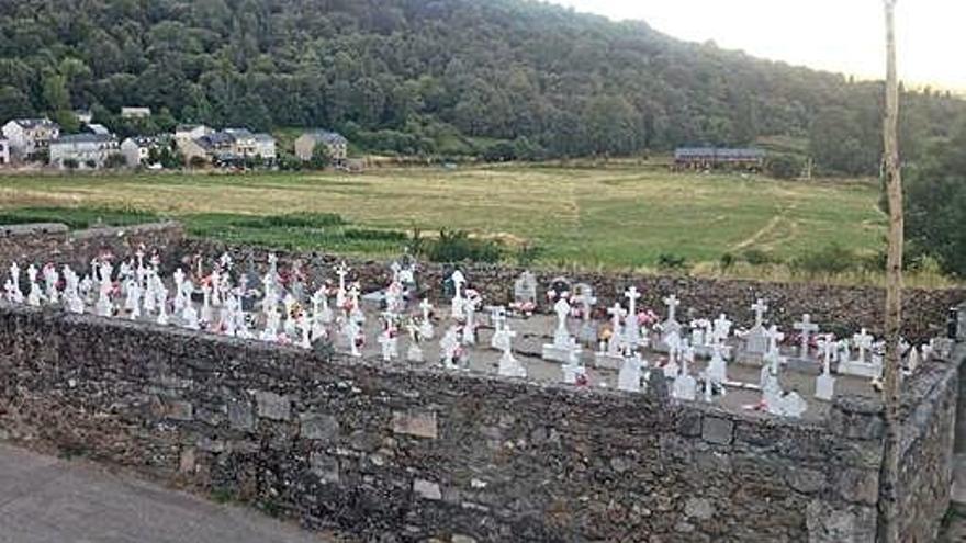 Actual cementerio de San Martín de Castañeda.