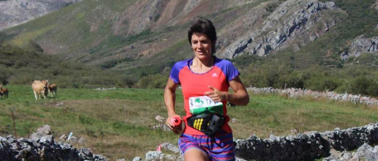 Un participante en la prueba atlética, el año pasado.