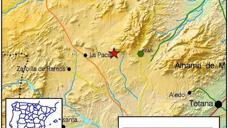 Un terremoto de dos grados se deja sentir en Lorca