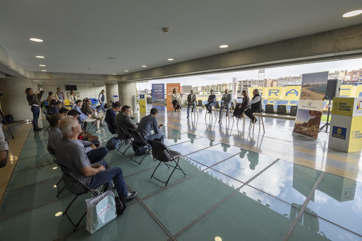 Imagen de la presentación del torneo internacional de LaLiga Promises.