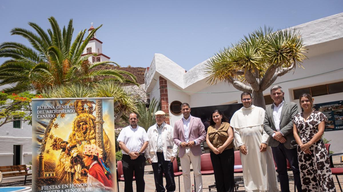 Las figuras que formaron parte de la presentación de las Fiestas Patronales