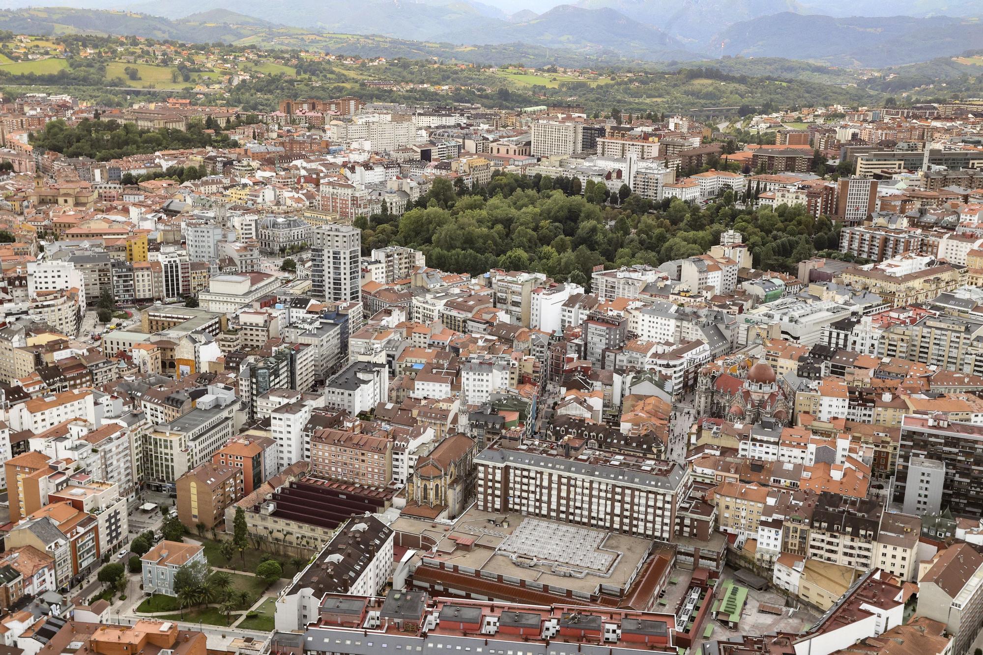 Las mejores imágenes de Oviedo desde el aire