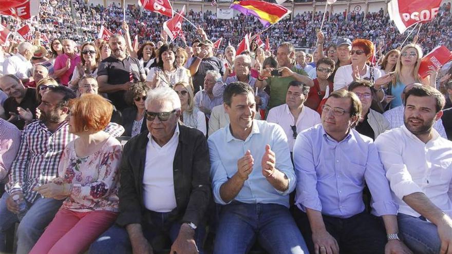 El PSOE mide su fuerza en Cáceres