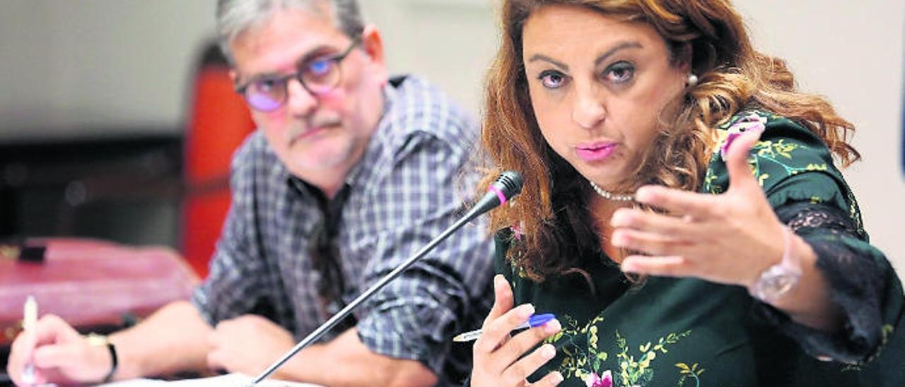 Cristina Valido, consejera de Empleo, Políticas Sociales y Vivienda del Gobierno canario