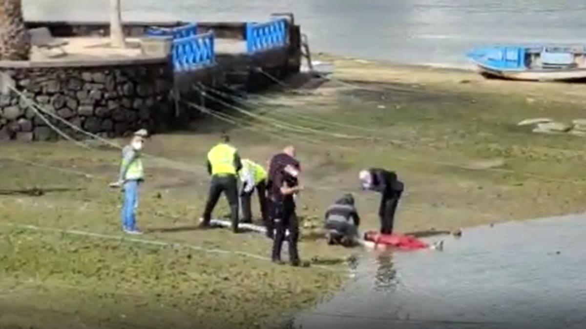 Rescatan un cadáver en el Charco de San Ginés