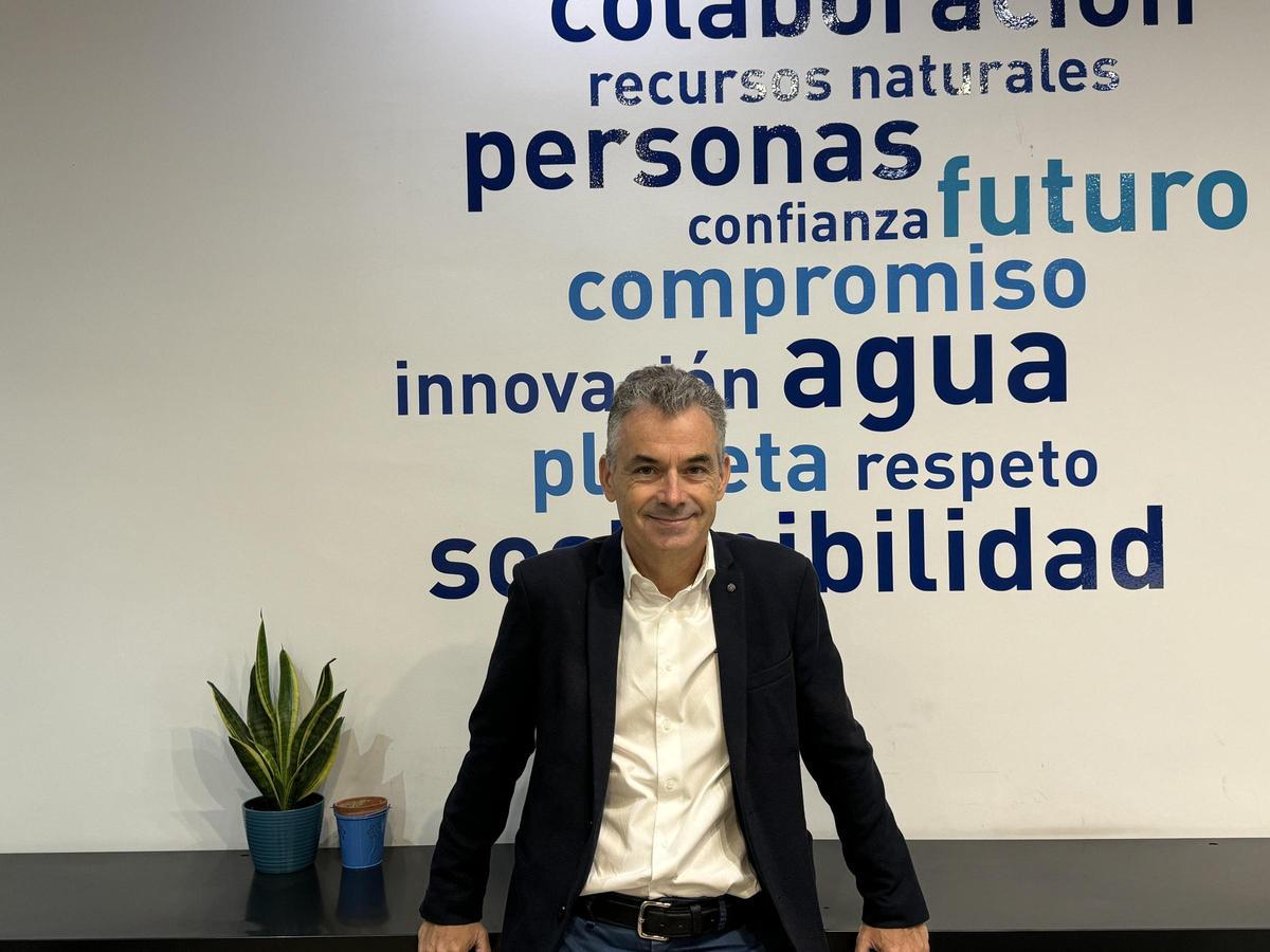 Jesús García del Valle, en las oficinas de Aquona Zamora.