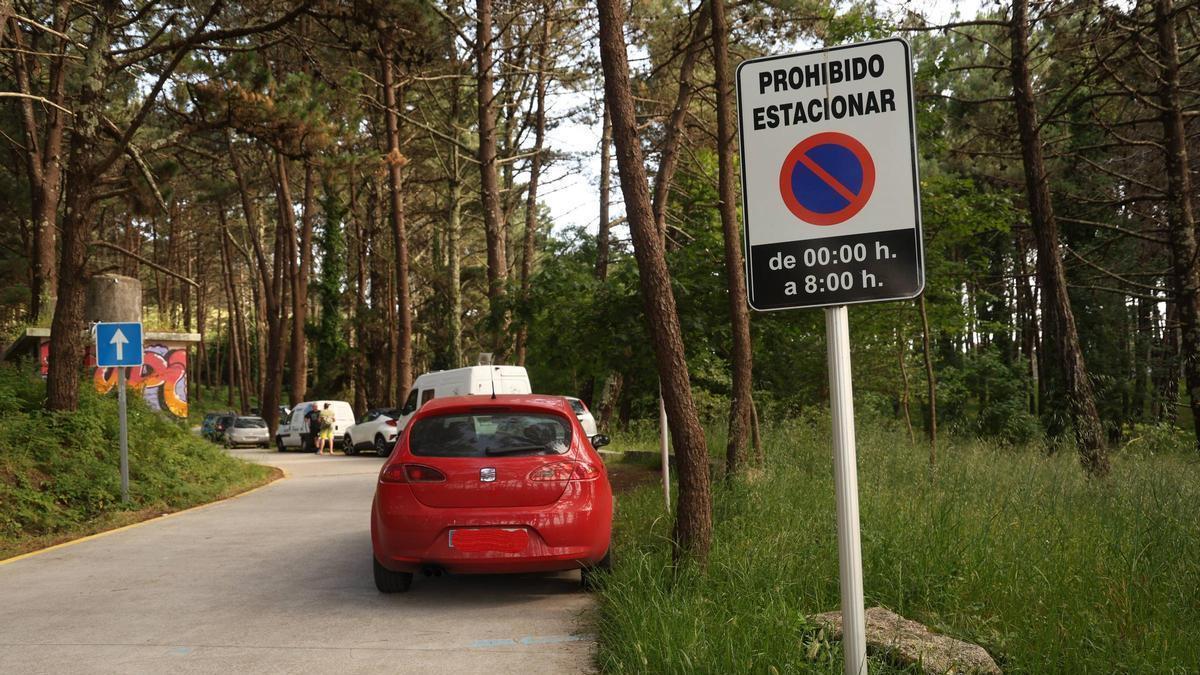 Zona de Area da Secada en la que se aplicará la zona azul en verano.