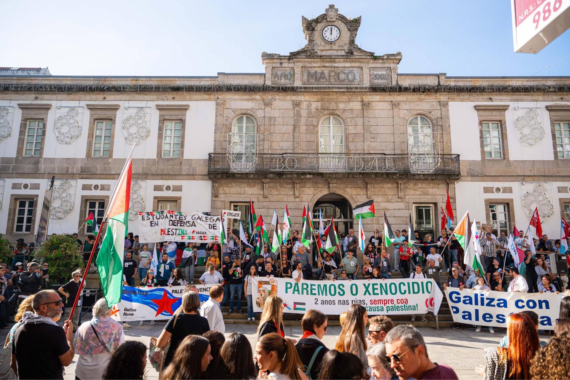 Vigo continúa en pie contra el genocidio de Israel sobre Palestina