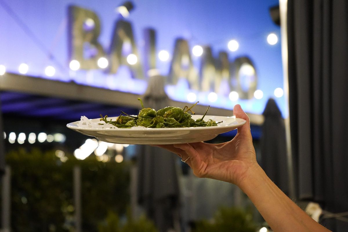Plato de restaurante Bálamo.
