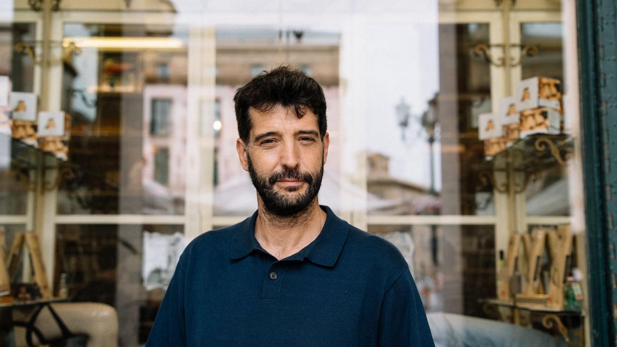 Gerard Oms, en Huesca.