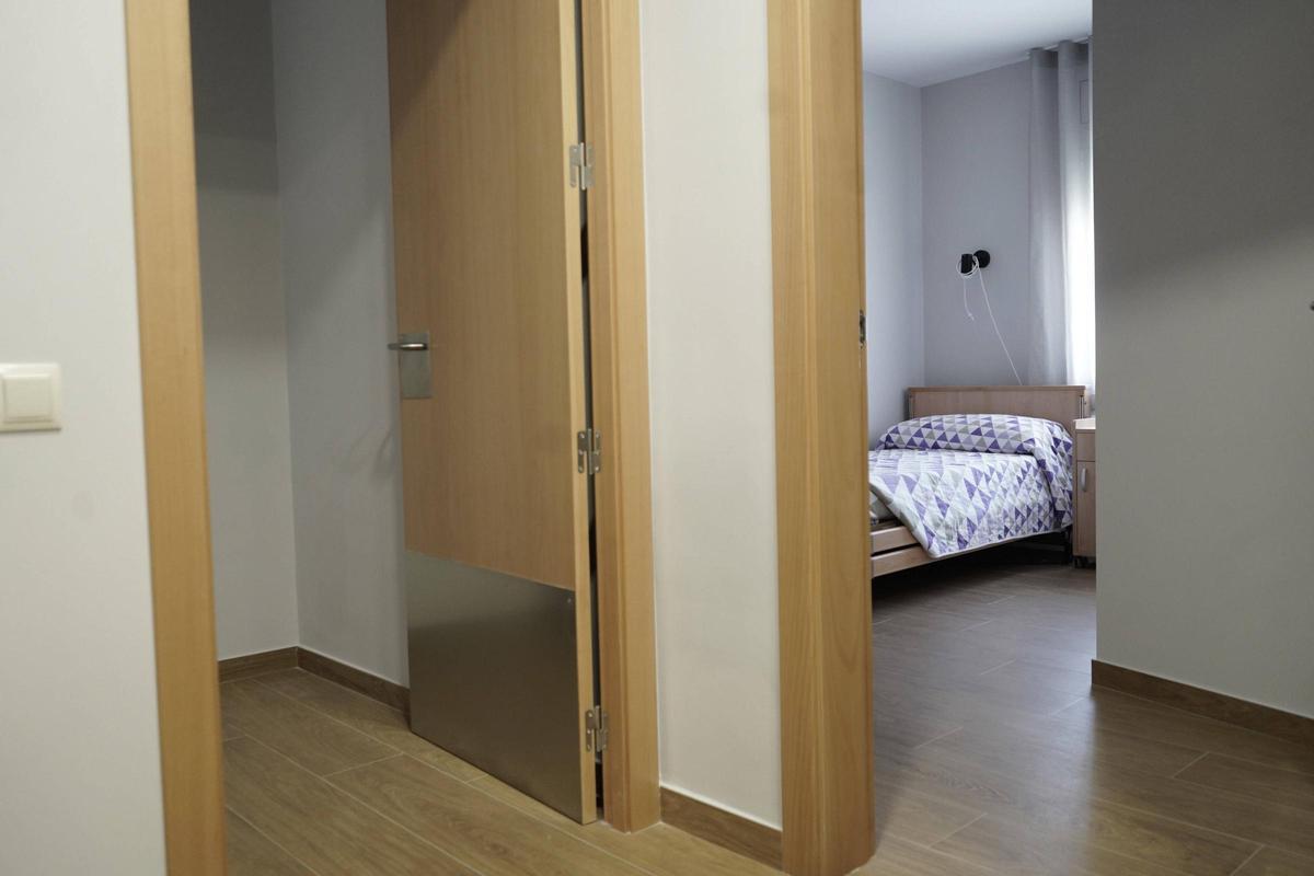 Interior de la part renovada de la residència