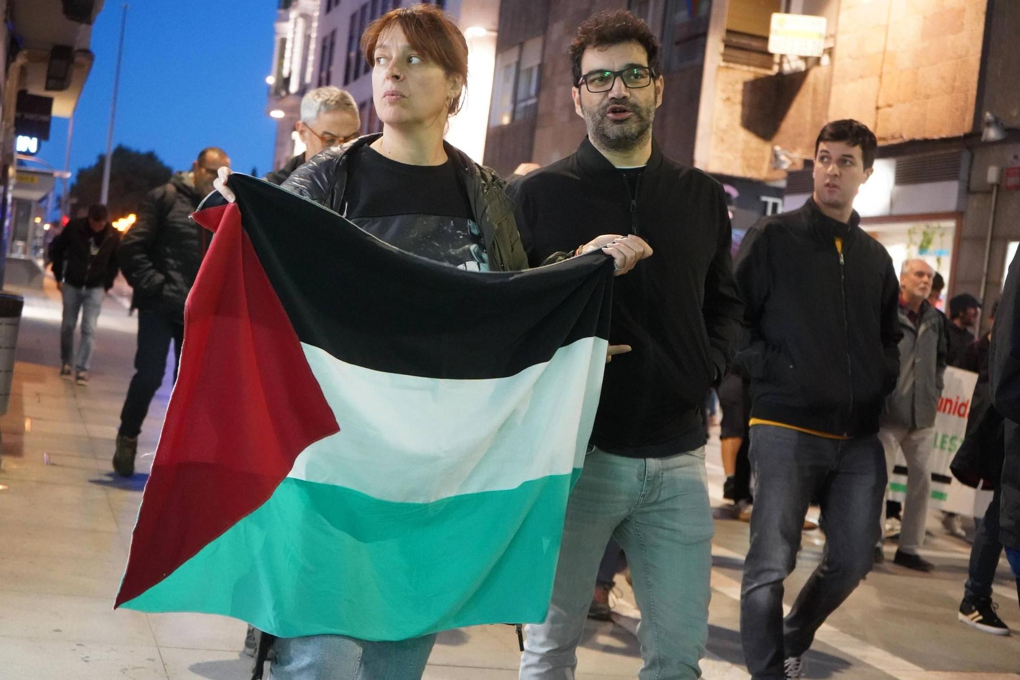 Manifestación contra la guerra en Palestina en Zamora