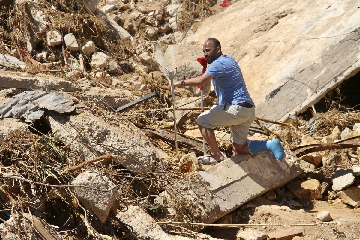 Libia, en ruinas tras las devastadoras inundaciones