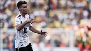 jdomenech48823474 germany s forward luca waldschmidt celebrates after he score190629192845