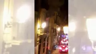 Arde un edificio okupado en El Gancho de Zaragoza