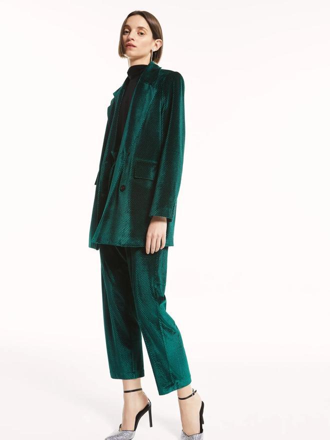 Traje terciopelo verde Ritmo Green de Mioh