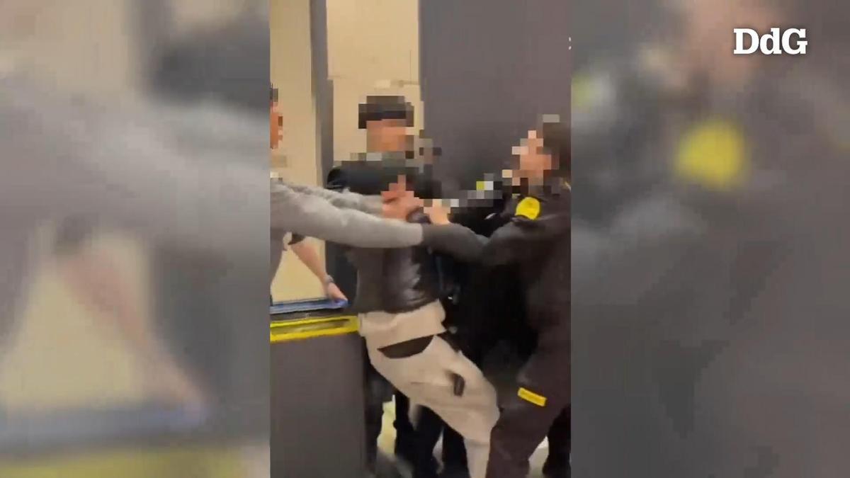 Vídeo: Uns menors agredeixen a uns vigilants de seguretat a lEspai Gironès