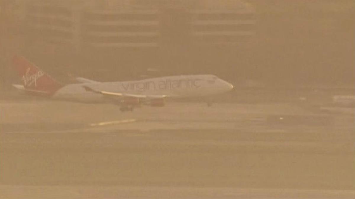 Aterratge d’emergència d’un avió de Virgin a l’aeroport de Gatwick