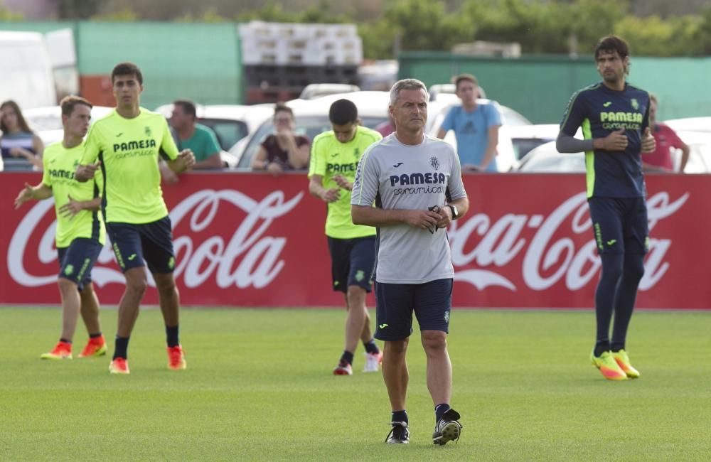 Presentación y primer entrenamiento de Fran Escribá