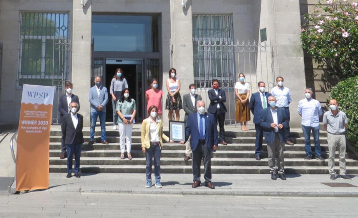 El Puerto de Vigo gana el "Oscar verde" con su proyecto del jardín marino de Bouzas