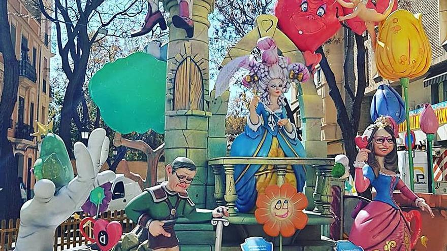 El monument de Nador-Milagrosa de les Falles 2019. | F.N.M.