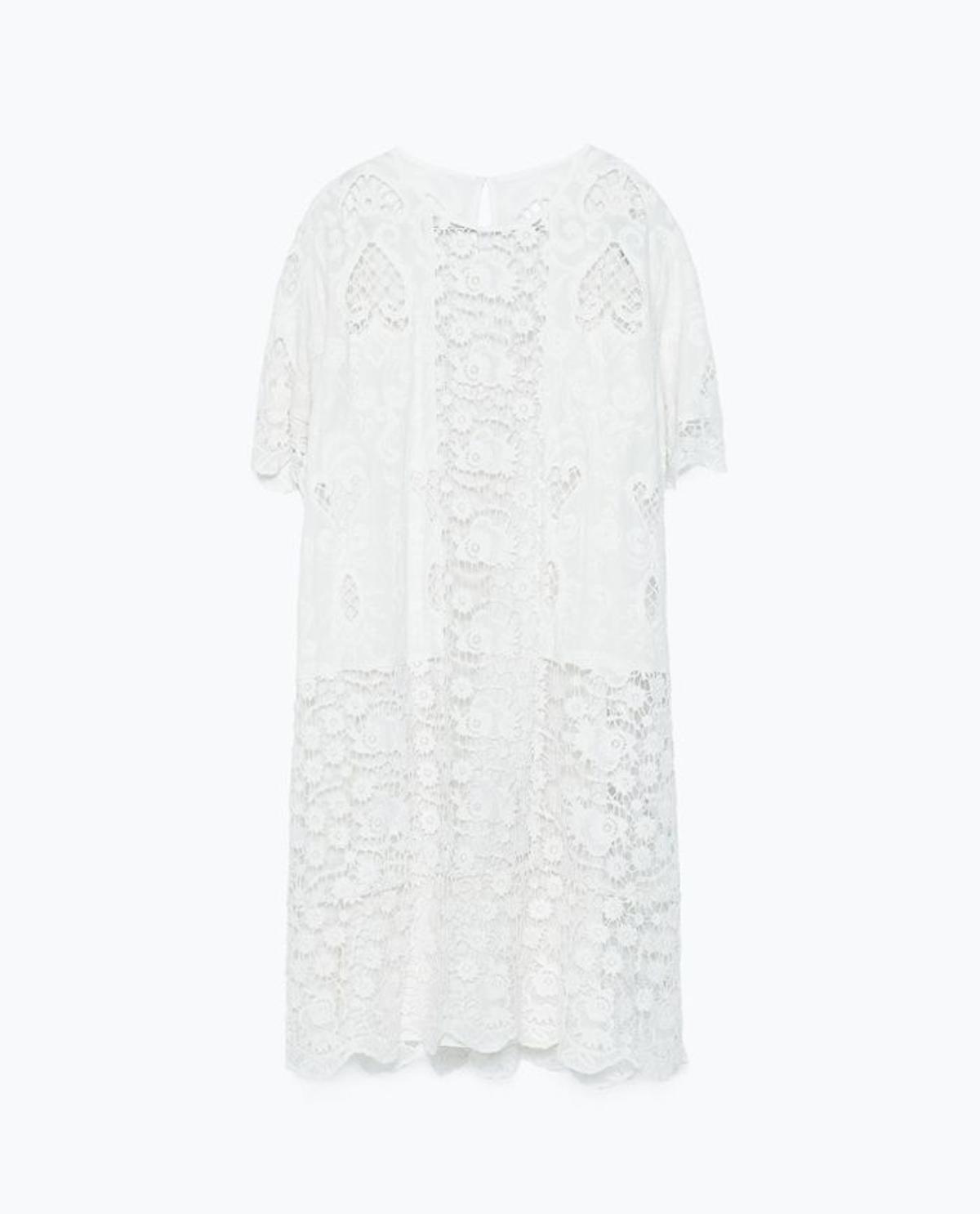 Vestido blanco, Zara