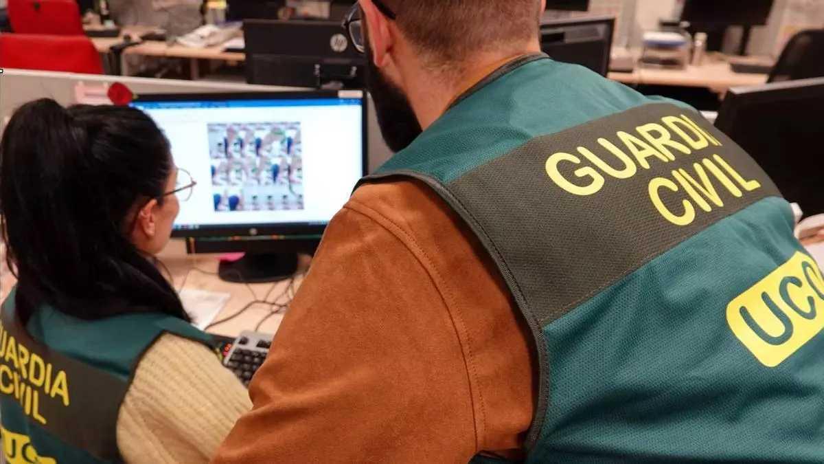 Els agents de la Guàrdia Civil van resoldre el cas després de ser alertats per Europol.