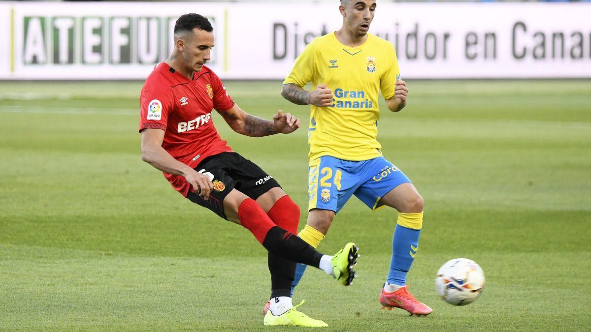 Russo, en una acción frente a la UD Las Palmas