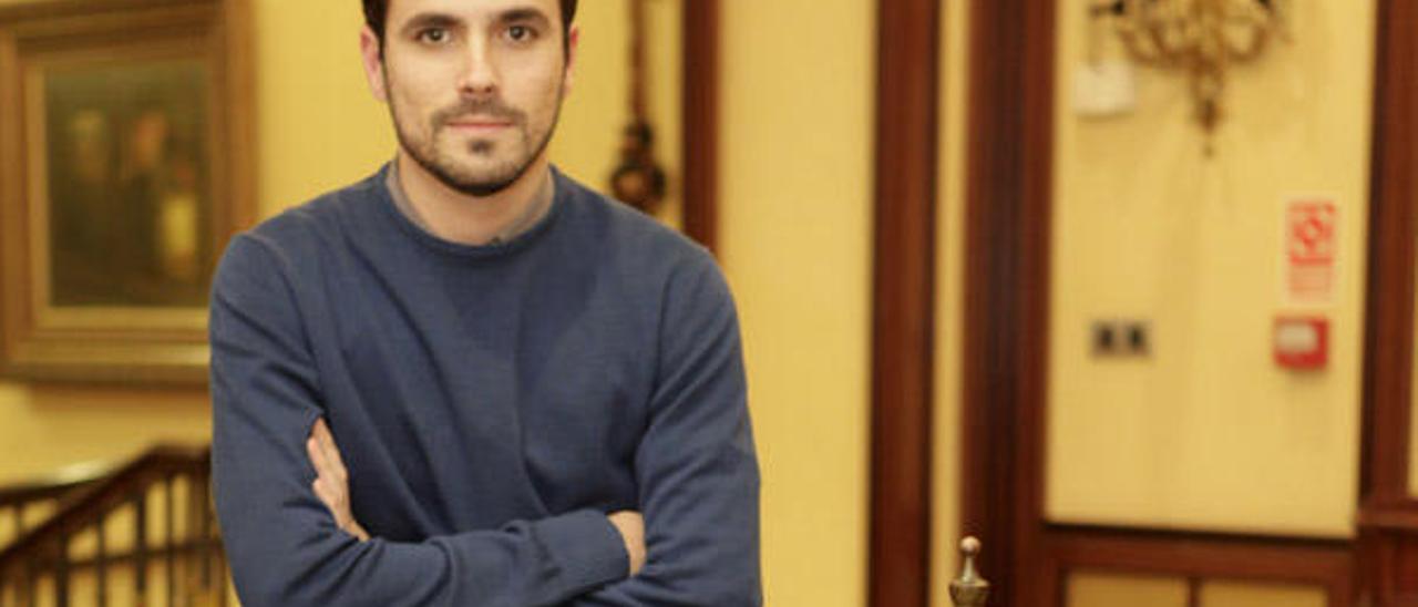 Alberto Garzón: &quot;Yo le hubiera dicho a Rivera muchas más cosas que  Pablo Iglesias&quot;