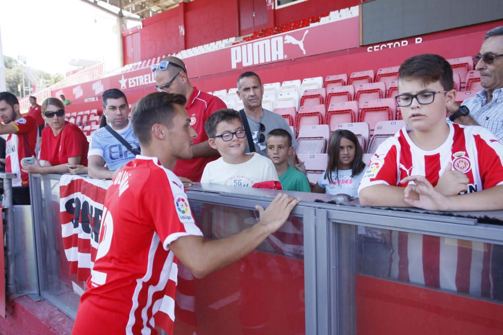 Presentació a Montilivi d''Asier Riesgo i Brian Oliván