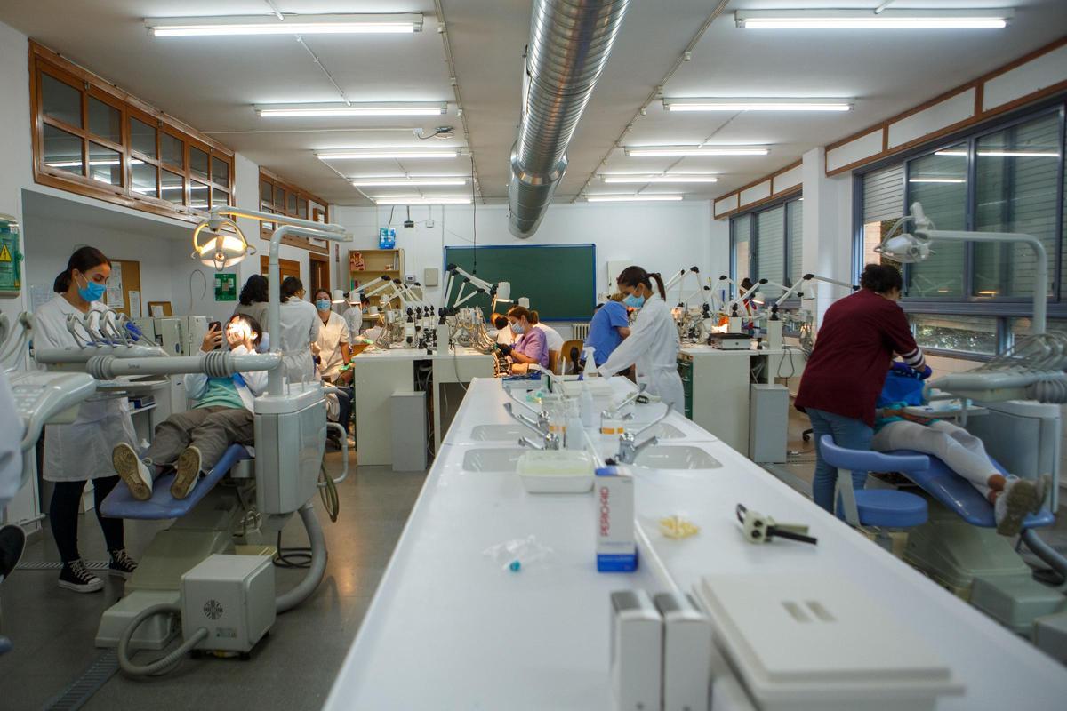Estudiantes de FP en un centro andaluz.