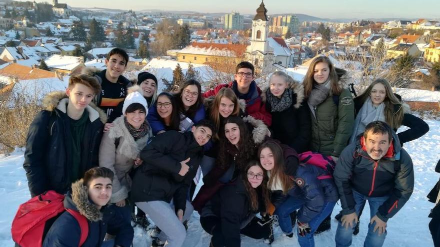 Los alumnos del Azorín en la ciudad húngara de Eger