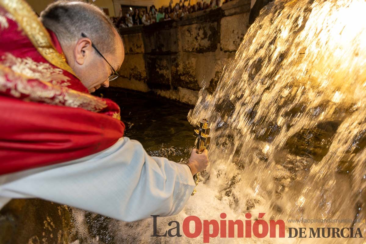 Procesión del Baño y parlamento en las Fiestas de Caravaca