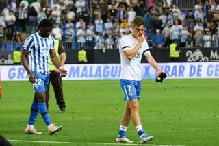 Bronca monumental de la afición a los jugadores del Málaga CF