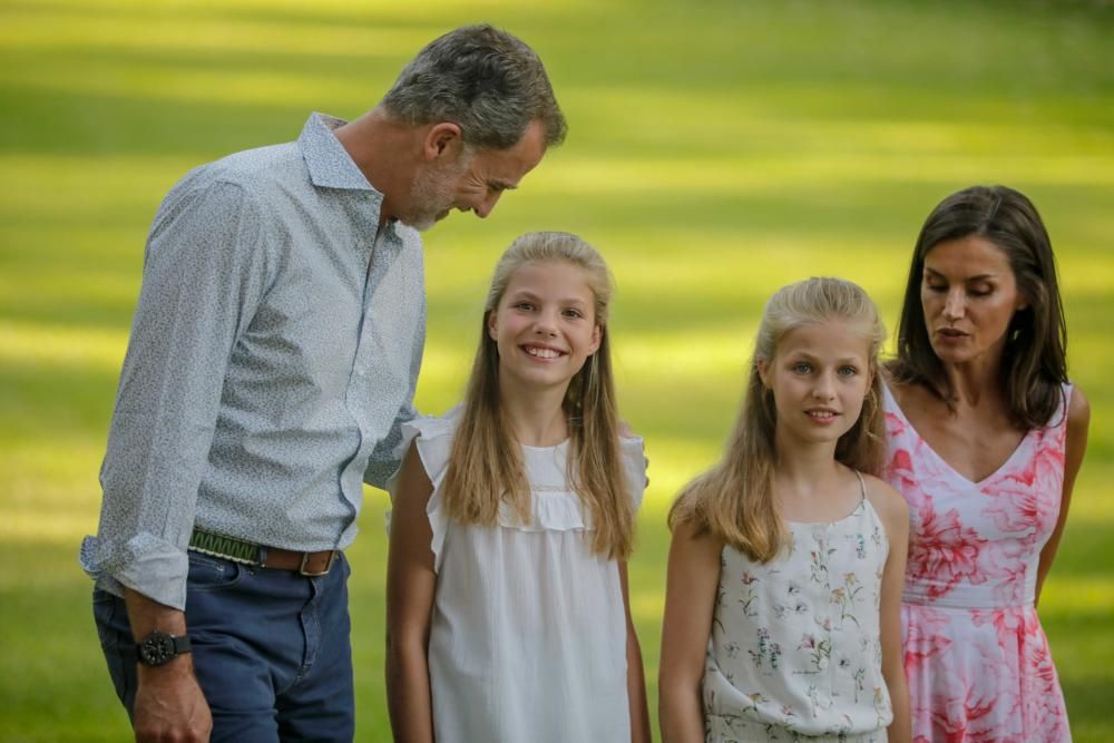 Familienfoto der spanischen Könige auf Mallorca