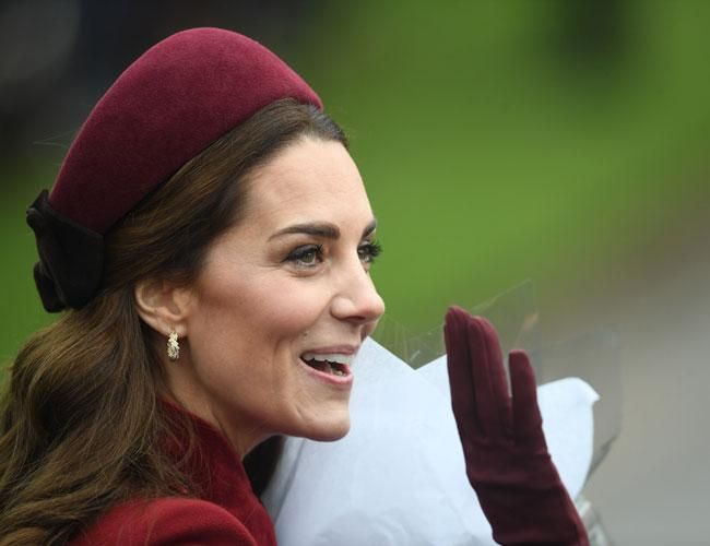 Kate Middleton en la misa de Navidad de la familia real británica
