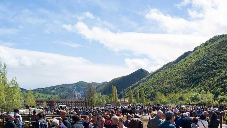 Participantes el año pasado en la feria ganadera.