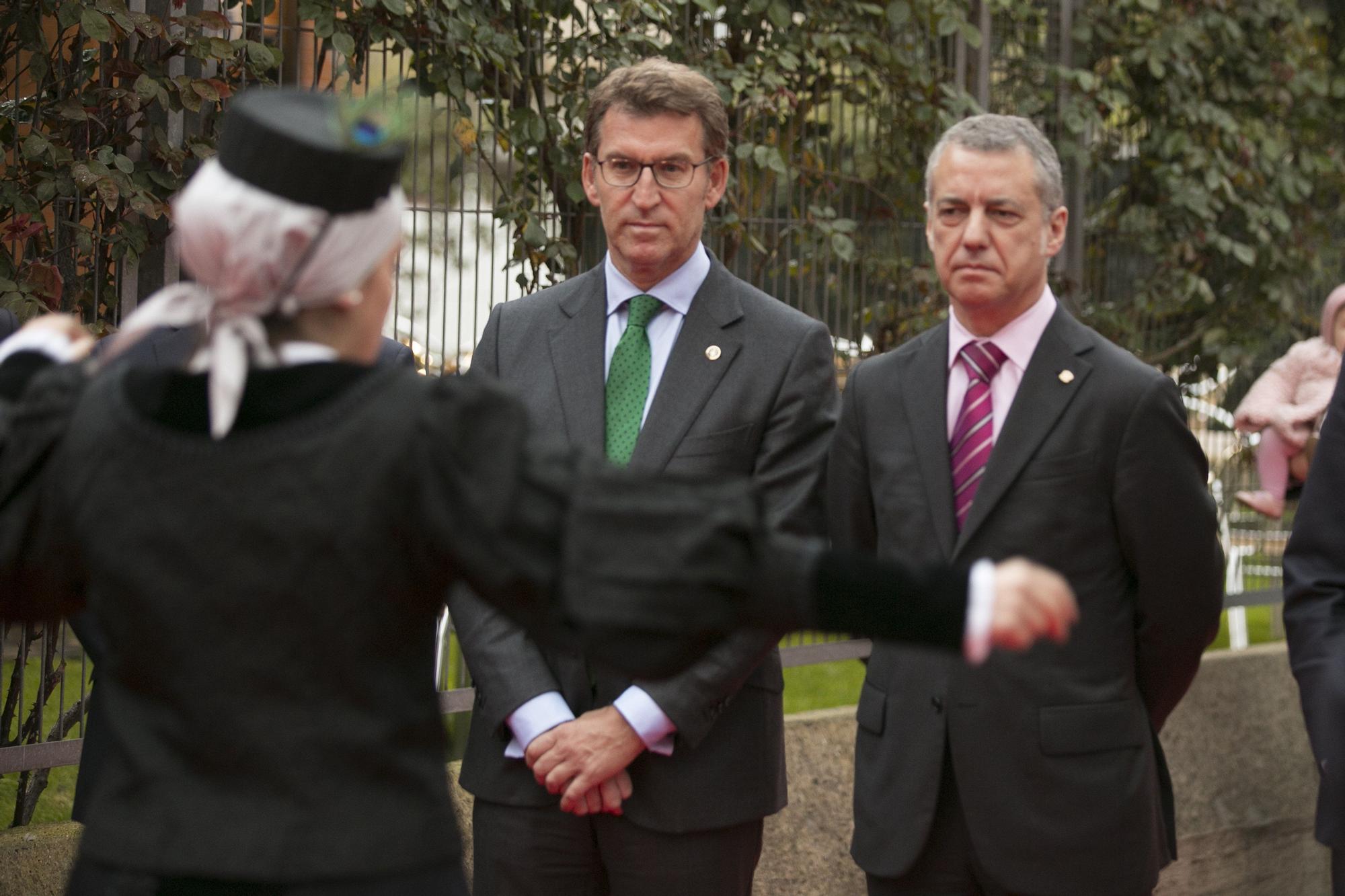 Alberto Núñez Feijóo e Íñigo Urkullu en Vitoria en una imagen de 2016.