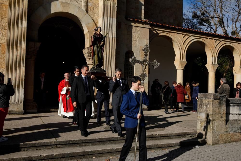 Fiesta patronal en la parroquia de San Julián de S