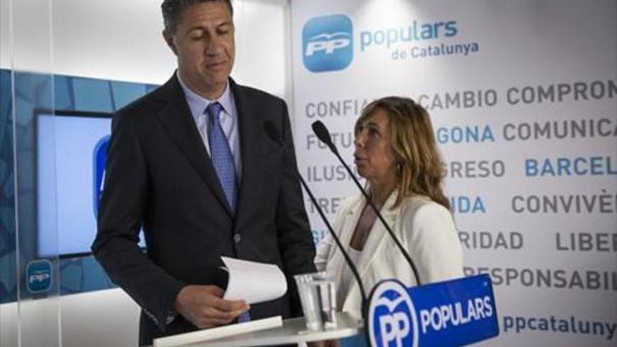 Afloran las críticas en el PPC por la campaña de Albiol y Rajoy