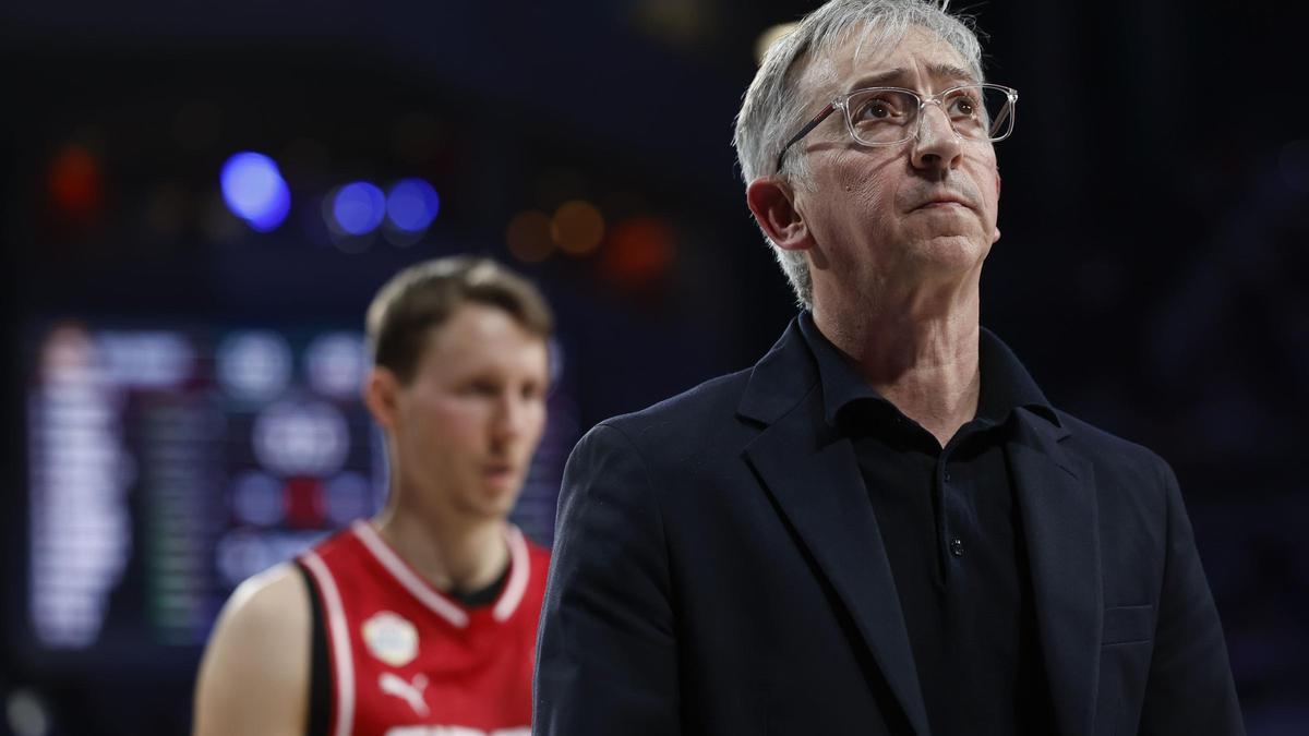 Moncho Fernández, diumenge, després de la derrota a Madrid.