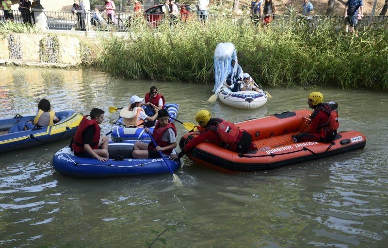 Bajada del Canal de Torrero en Zaragoza