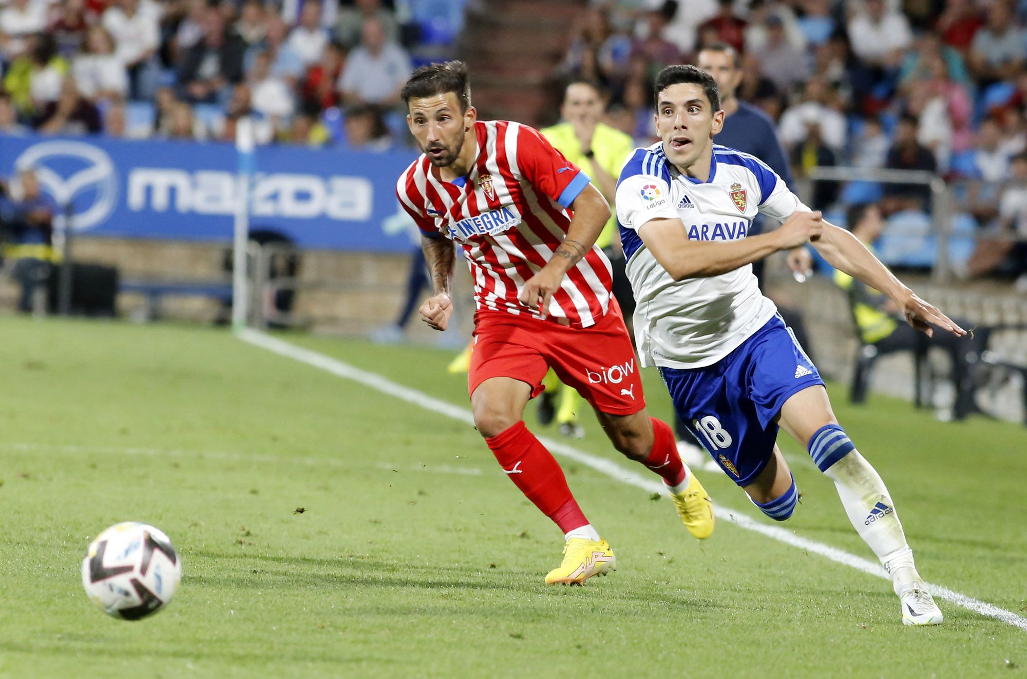 EN IMÁGENES: Así fue el partido entre el Zaragoza y el Sporting