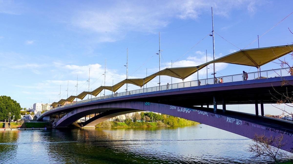 Zona donde se ha producido la caída al río