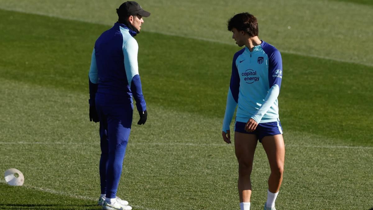 Joao Félix y Simeone nunca han llegado a conectar