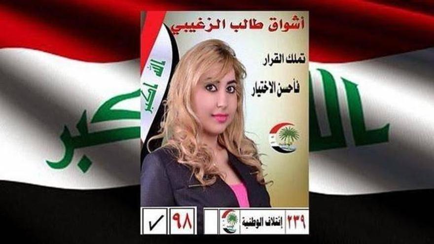 Revuelo en Irak por una candidata que se presenta sin velo a las elecciones