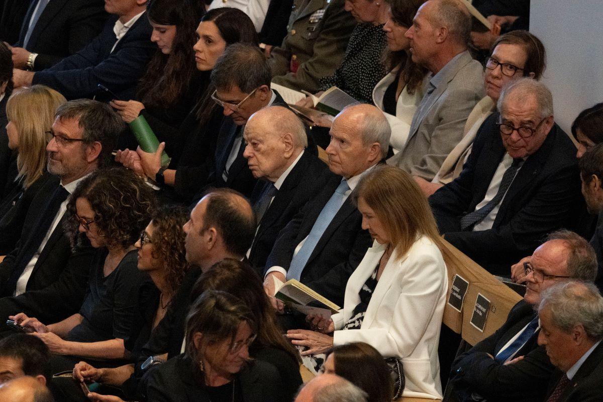 Jordi Pujol, durant la missa